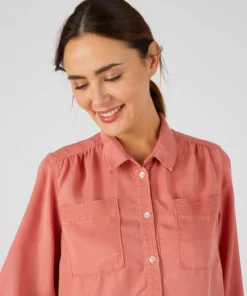 Chemisier fibres lyocell Tencel(TM)