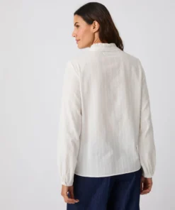 Chemisier jacquard reliéfé