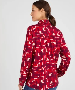 Chemisier maille fluide viscose stretch