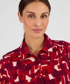 Chemisier maille fluide viscose stretch
