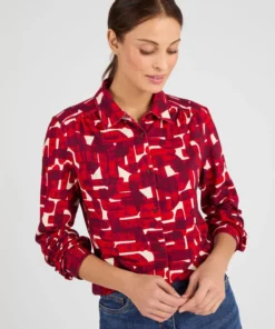 Chemisier maille fluide viscose stretch