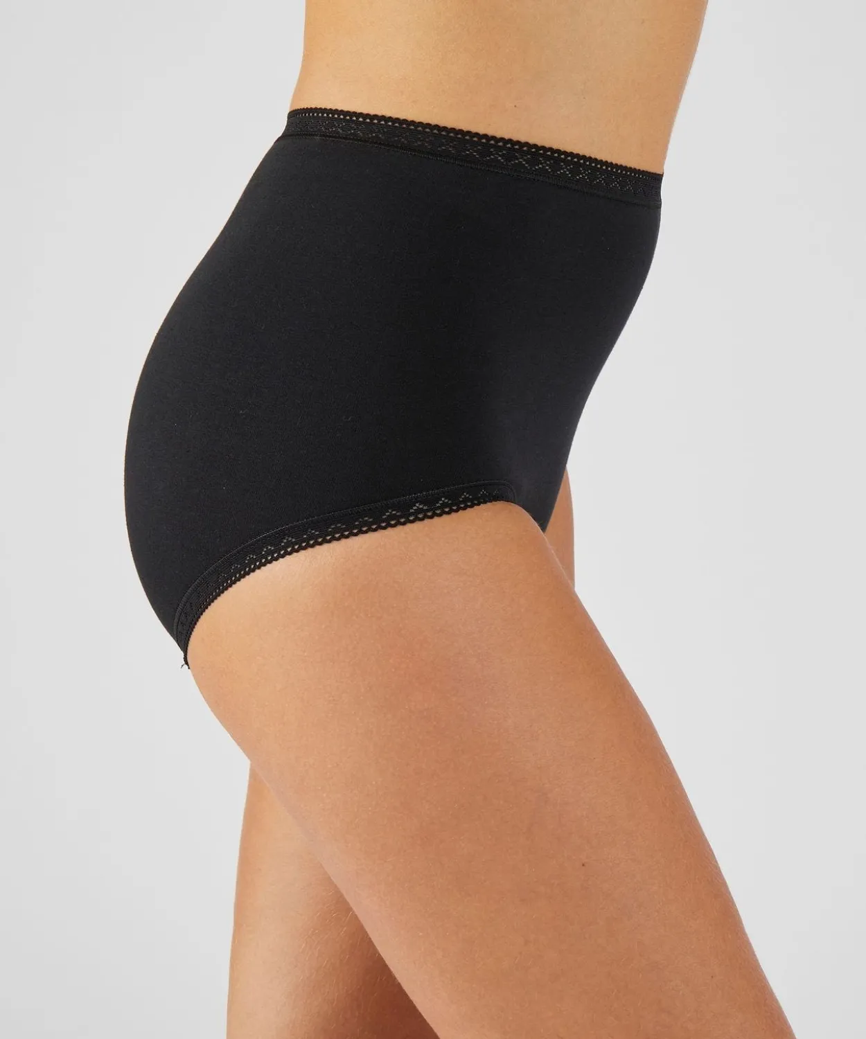 Culotte maxi, en coton strech