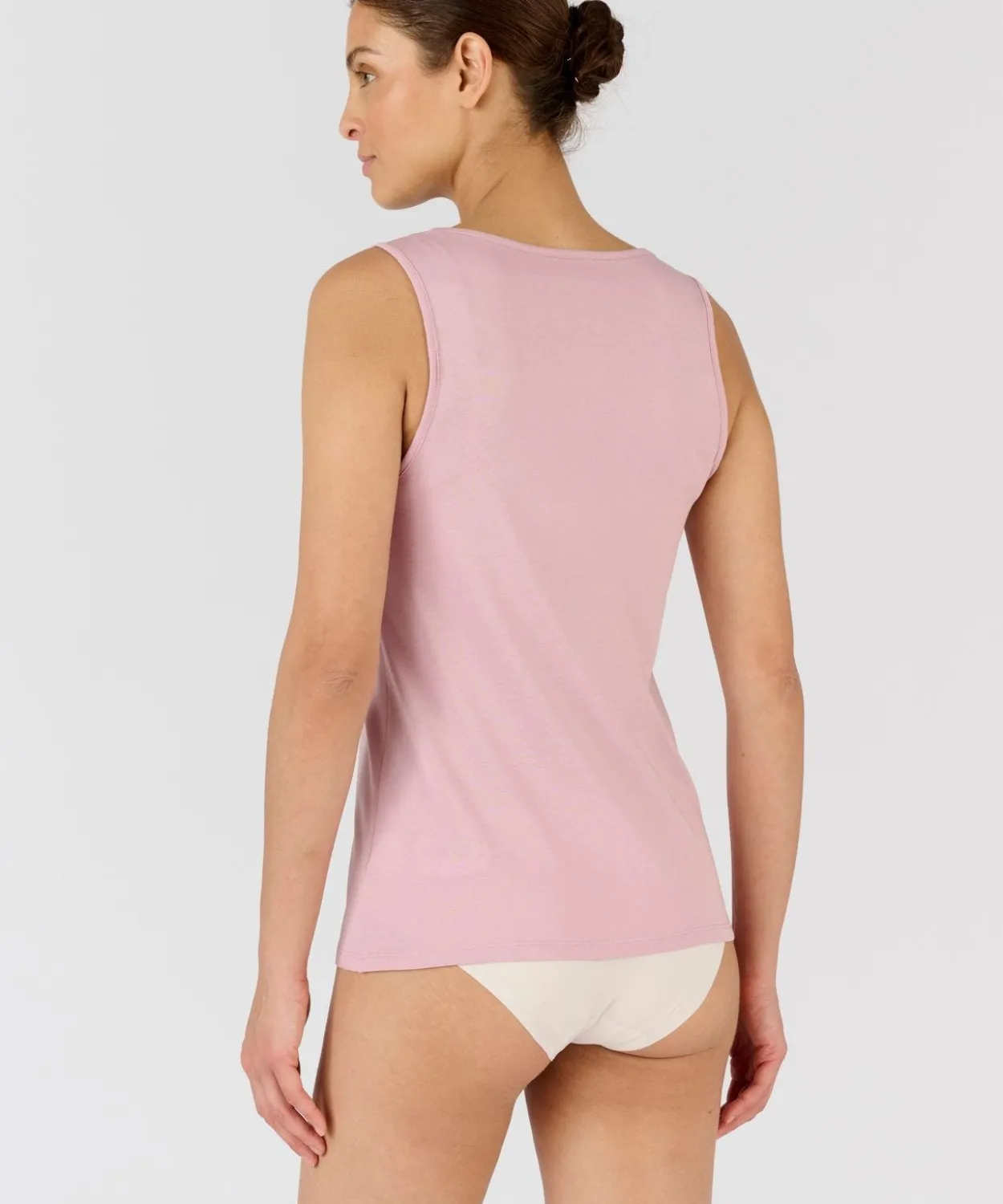 Débardeur Climatyl col V dentelle