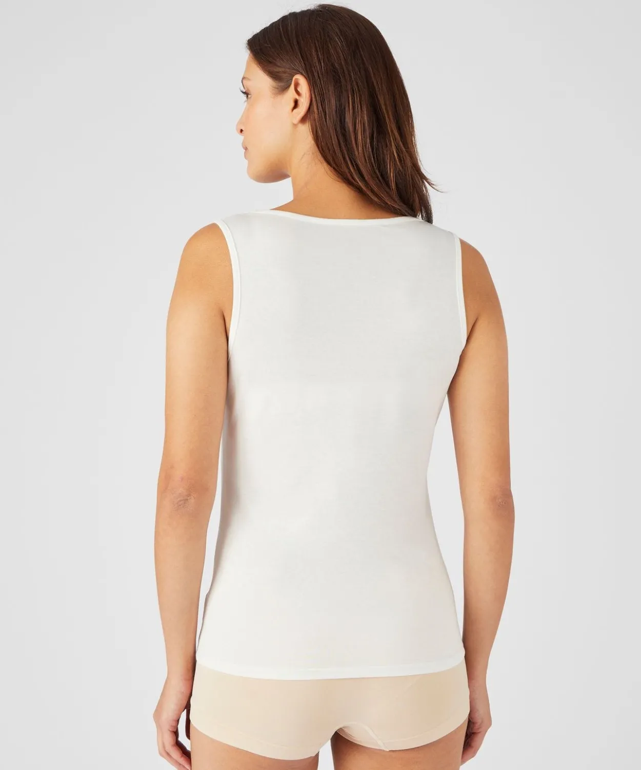 Débardeur Climatyl col V dentelle