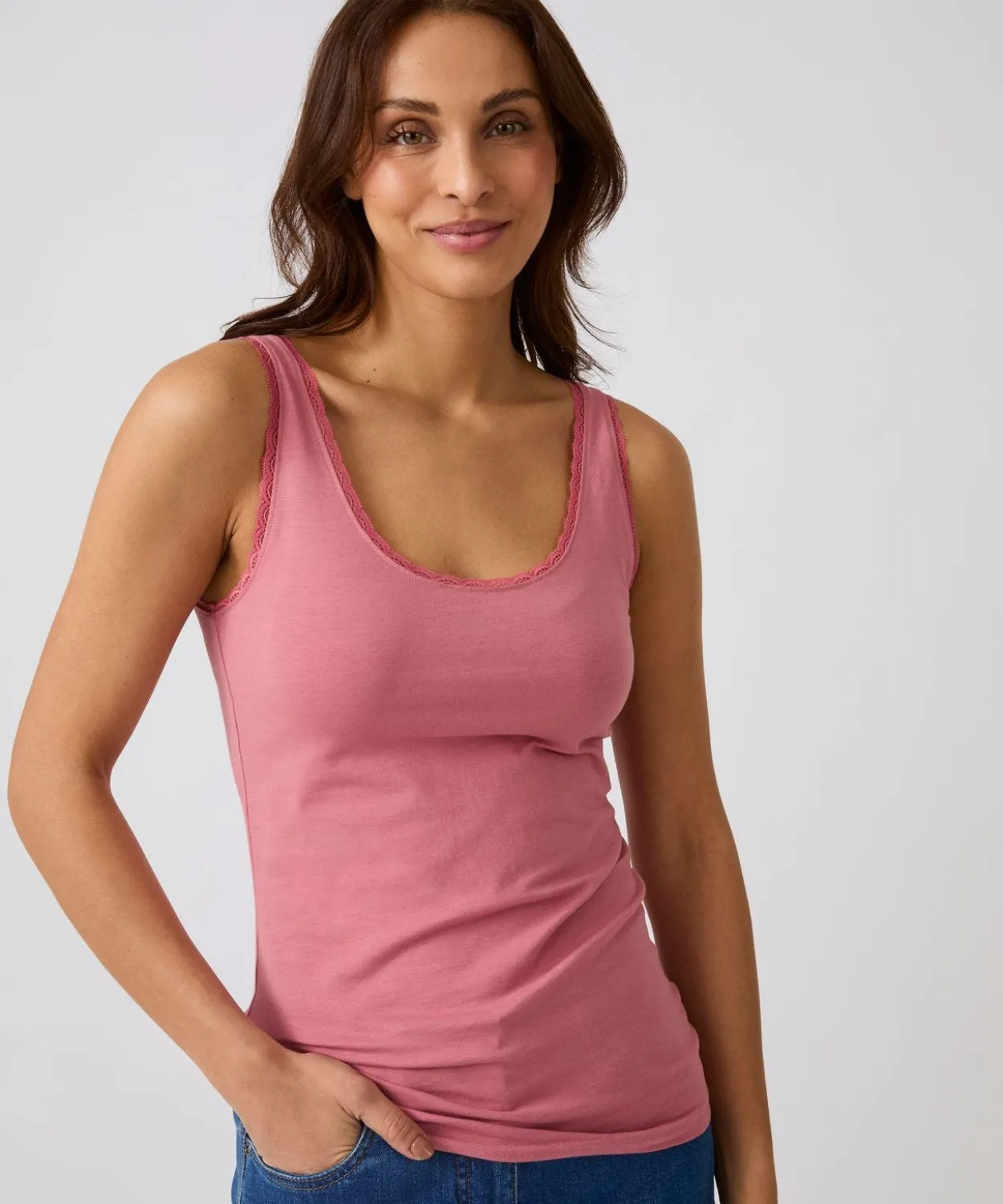 Débardeur Essential maille jersey extensible