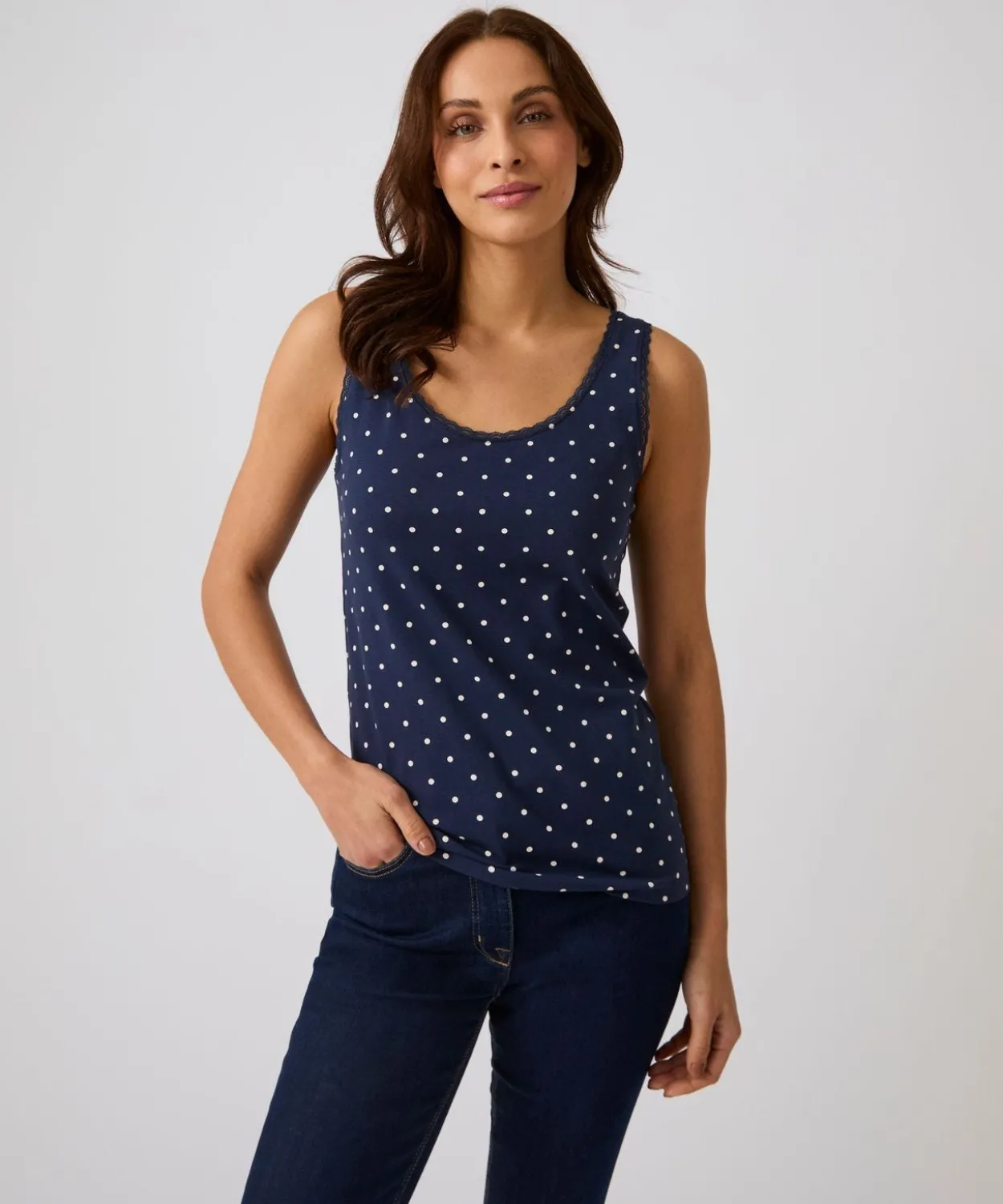Débardeur Essential maille jersey extensible