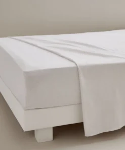 Drap-housse flanelle pur coton
