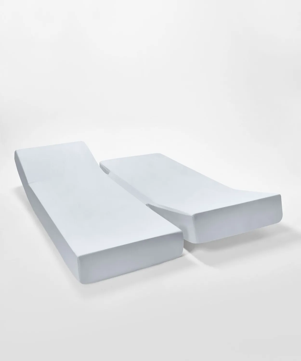 Drap-housse polyester coton spécial sommier articulé