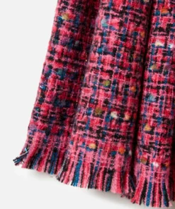 Echarpe effet tweed