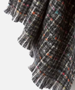 Echarpe effet tweed