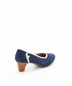 Escarpins fantaisie aspect nubuck