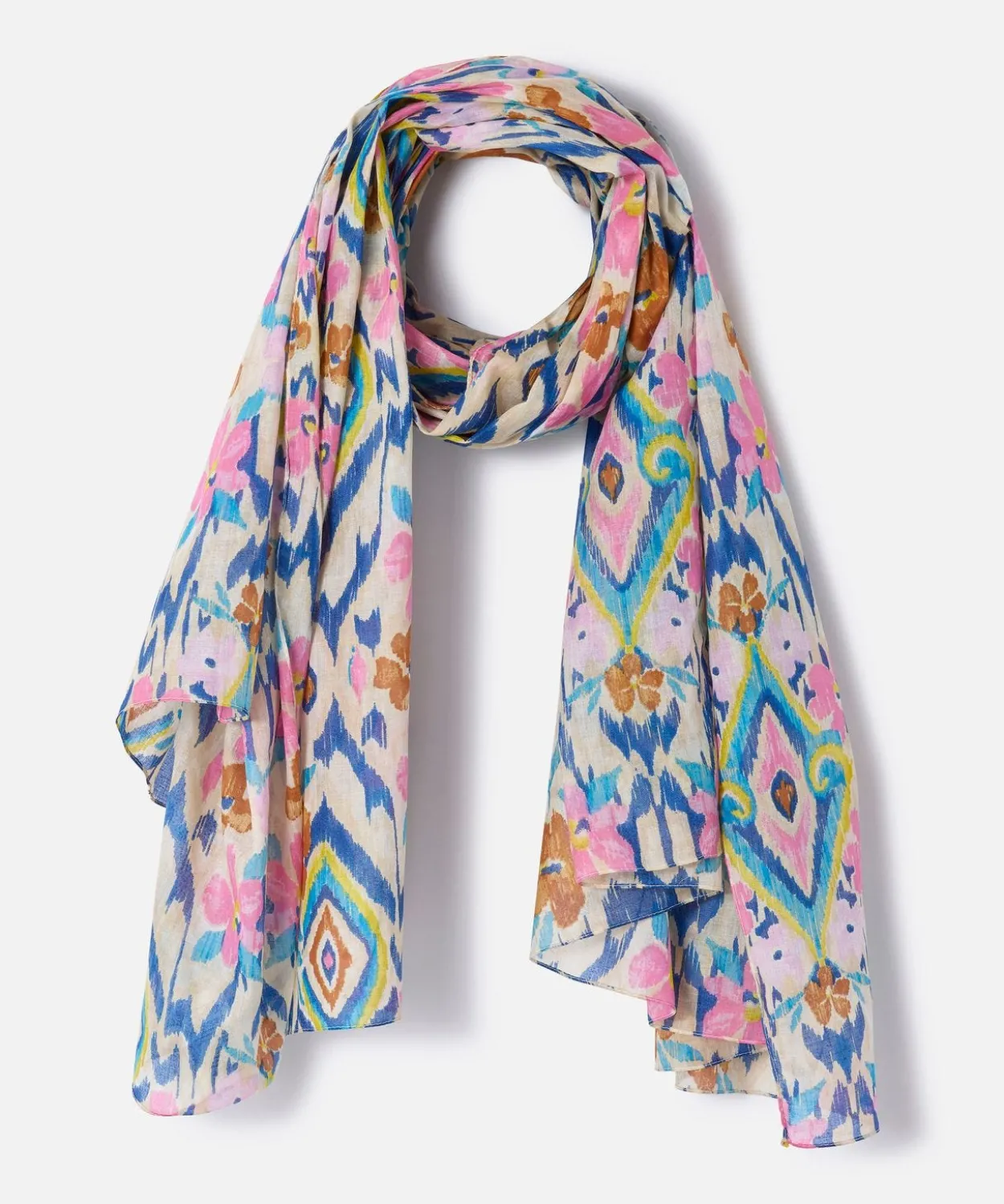 Foulard effet froissé imprimé