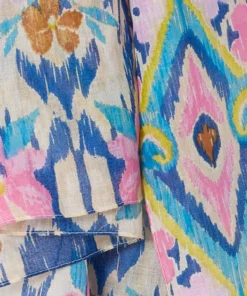 Foulard effet froissé imprimé