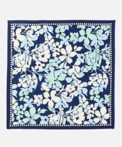 Foulard fleuri et pois