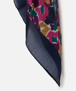 Foulard fleuri pure soie