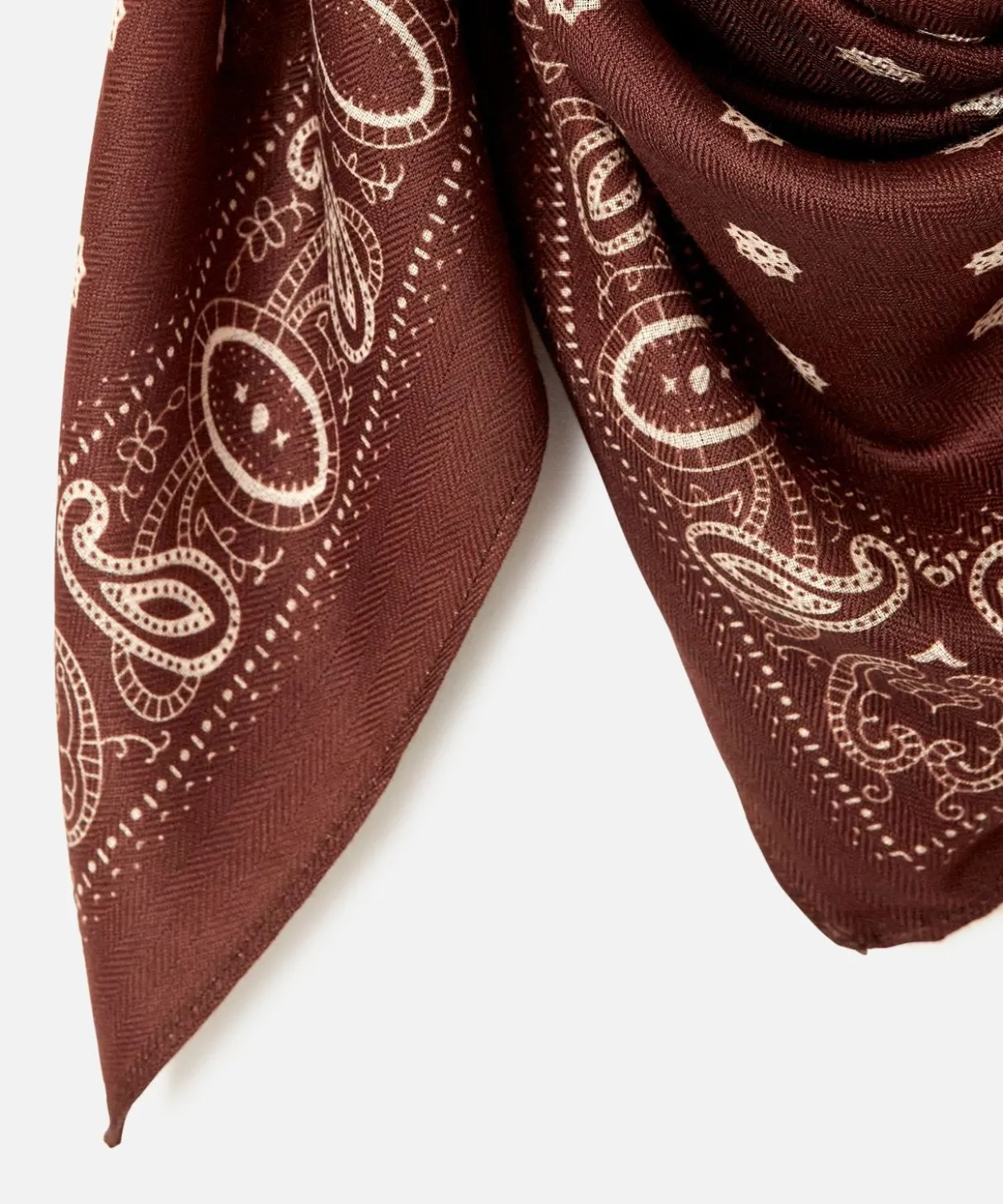 Foulard imprimé graphique