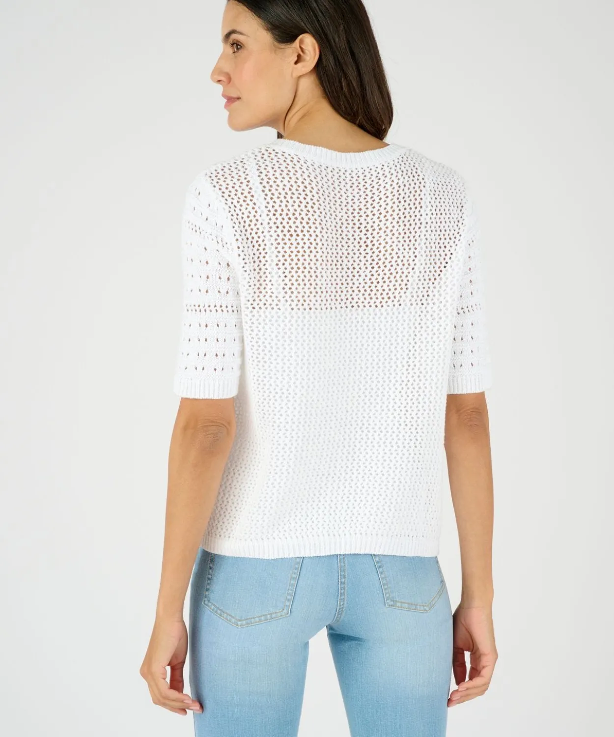 Gilet-boléro jeu de maille
