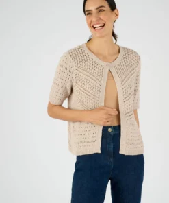 Gilet-boléro jeu de maille