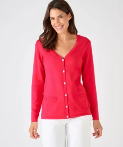 Gilet boutonné manches longues