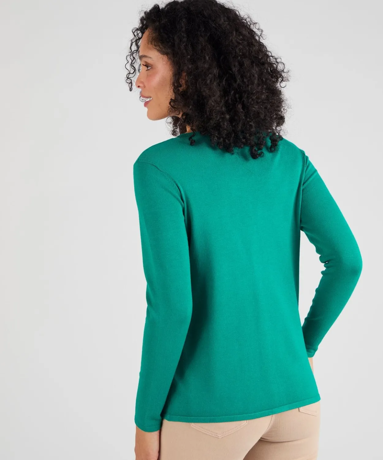 Gilet boutonné manches longues