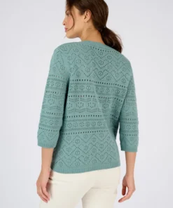 Gilet maille ajourée