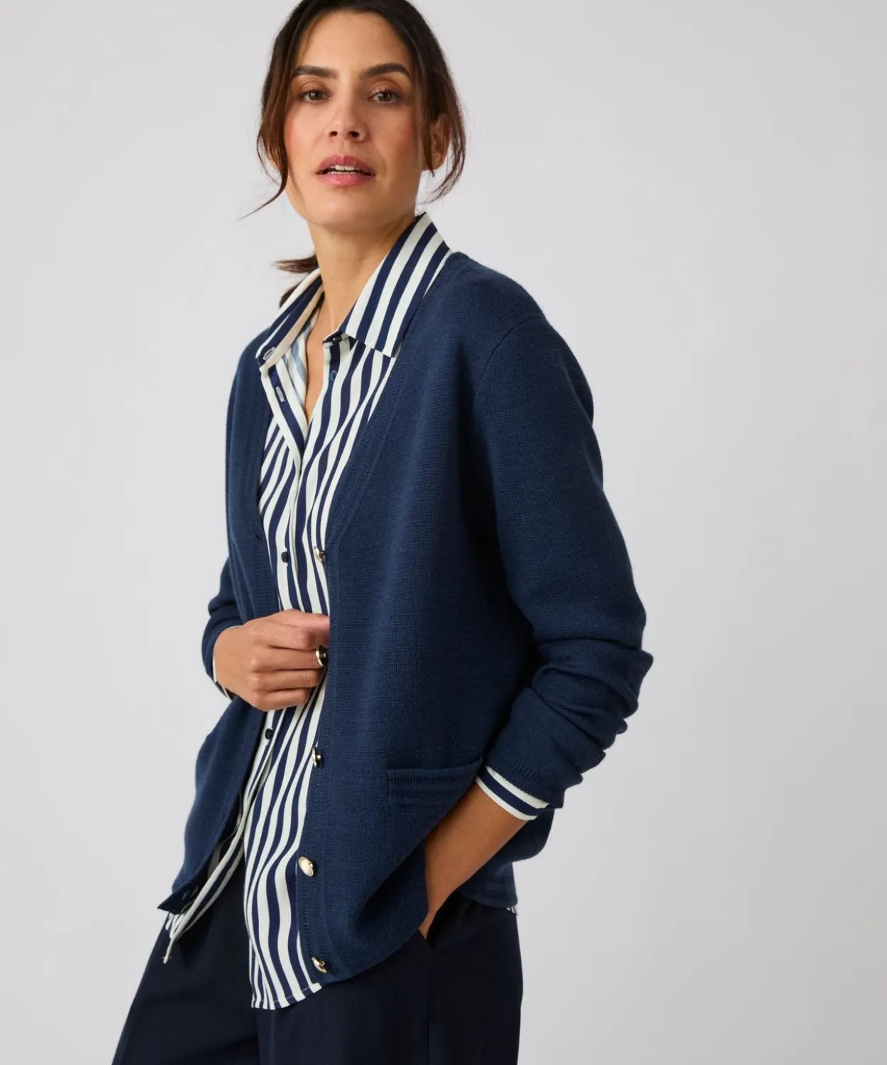Gilet maille milano 50% laine mérinos