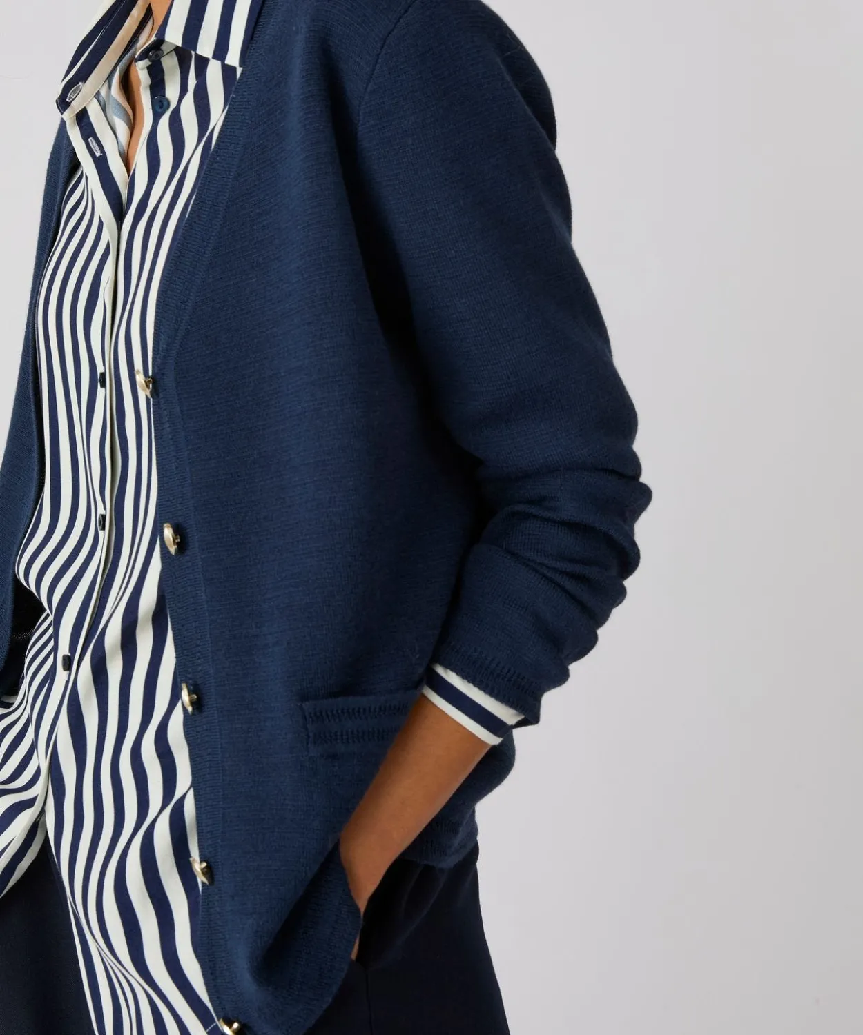 Gilet maille milano 50% laine mérinos