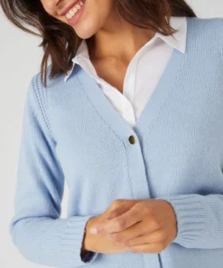 Gilet uni boutonné
