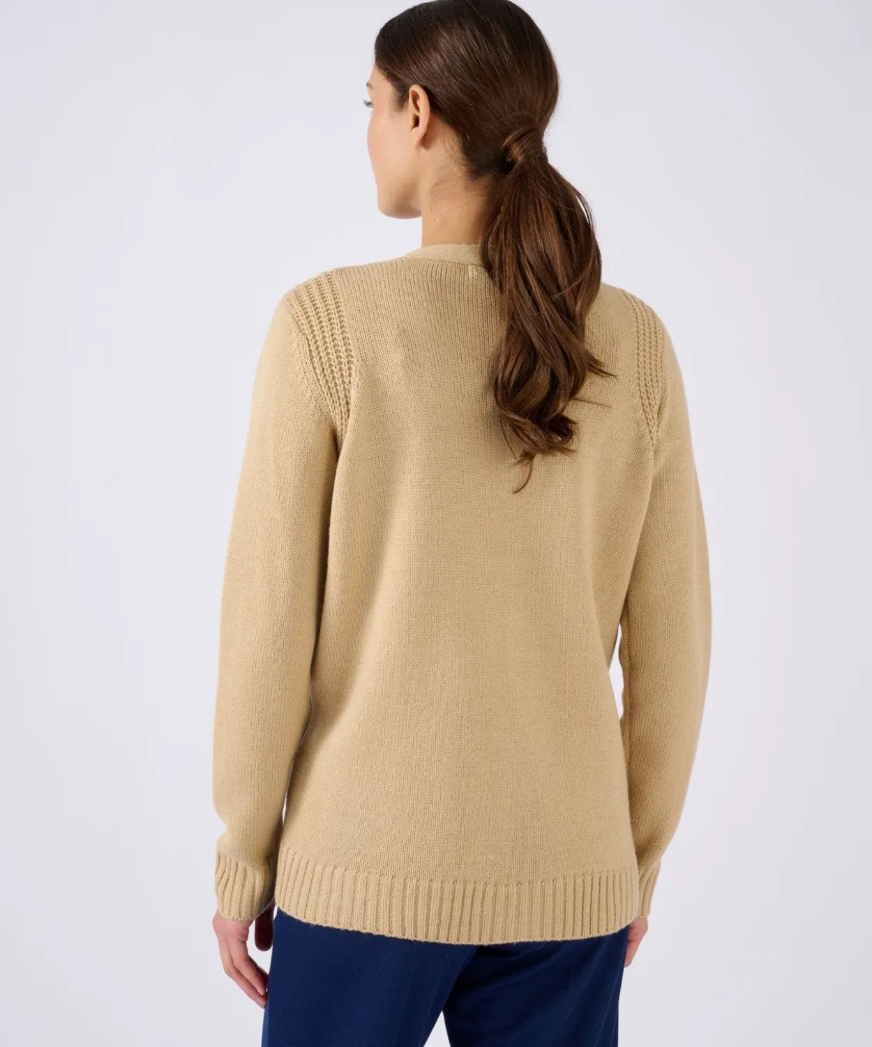 Gilet uni boutonné