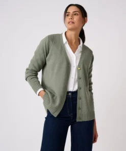 Gilet uni boutonné