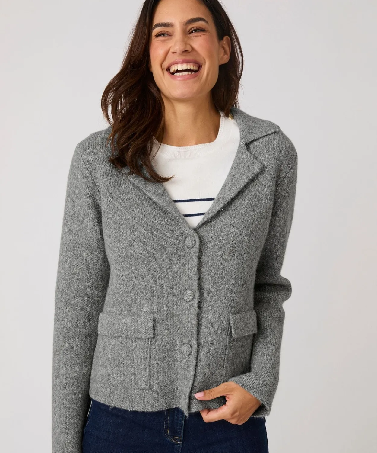 Gilet-veste col tailleur