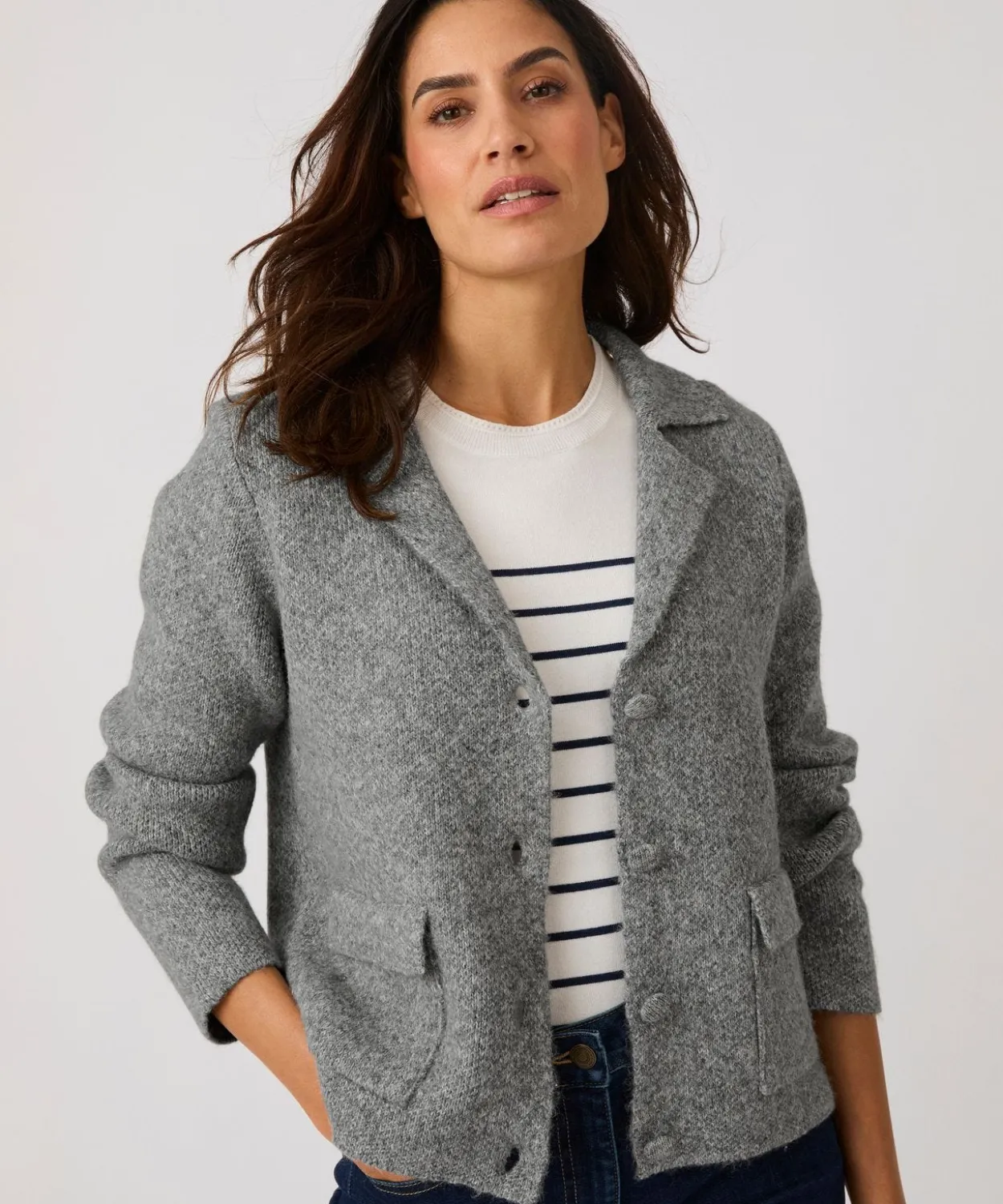 Gilet-veste col tailleur