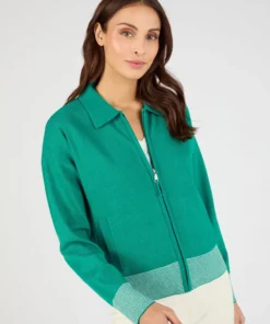 Gilet zippé col polo