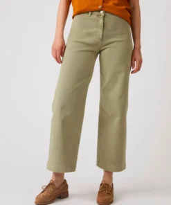 Jean large 7/8ème coloré
