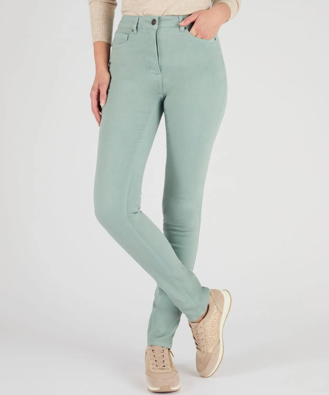 Jean slim taille haute Perfect Fit by Damart