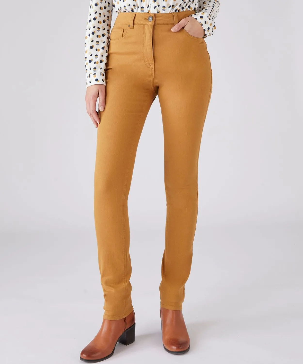Jean slim taille haute Perfect Fit by Damart