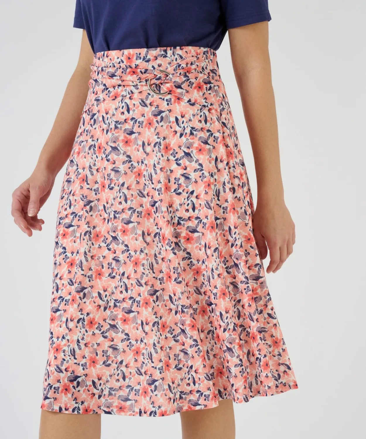 Jupe ceinture à boucle