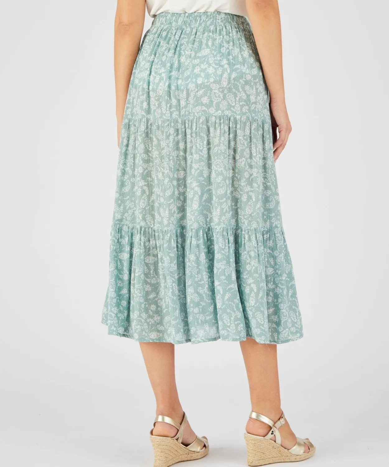 Jupe crépon pure viscose