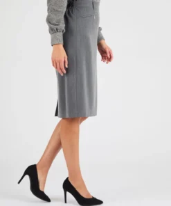 Jupe droite classique enfilable