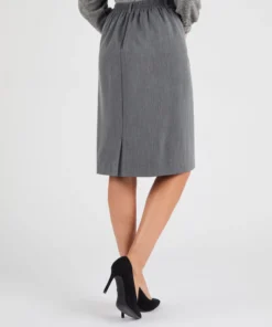 Jupe droite classique enfilable
