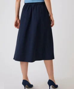 Jupe en flanelle forme évasée