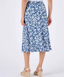 Jupe maille crêpe stretch