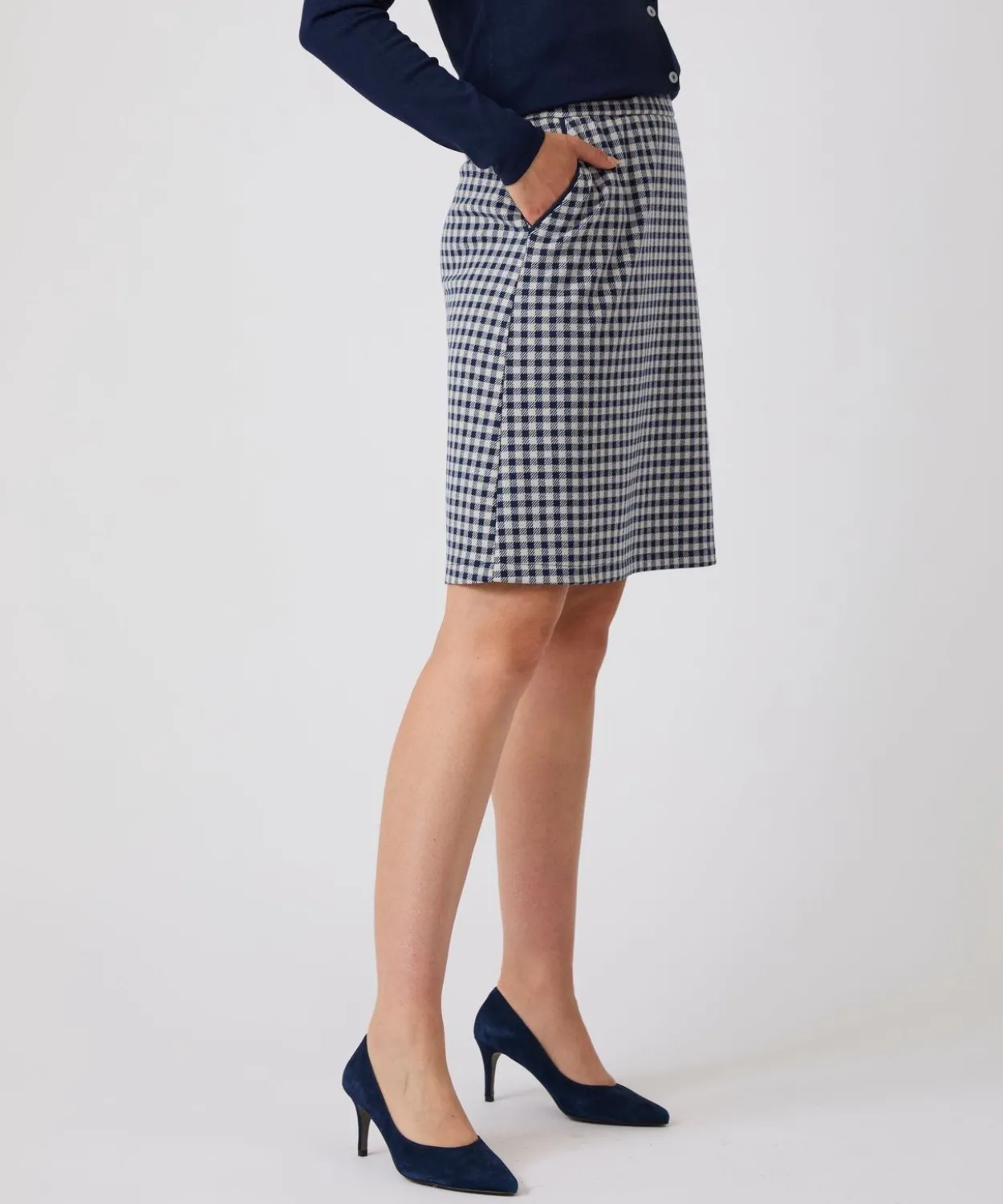 Jupe maille milano jacquard