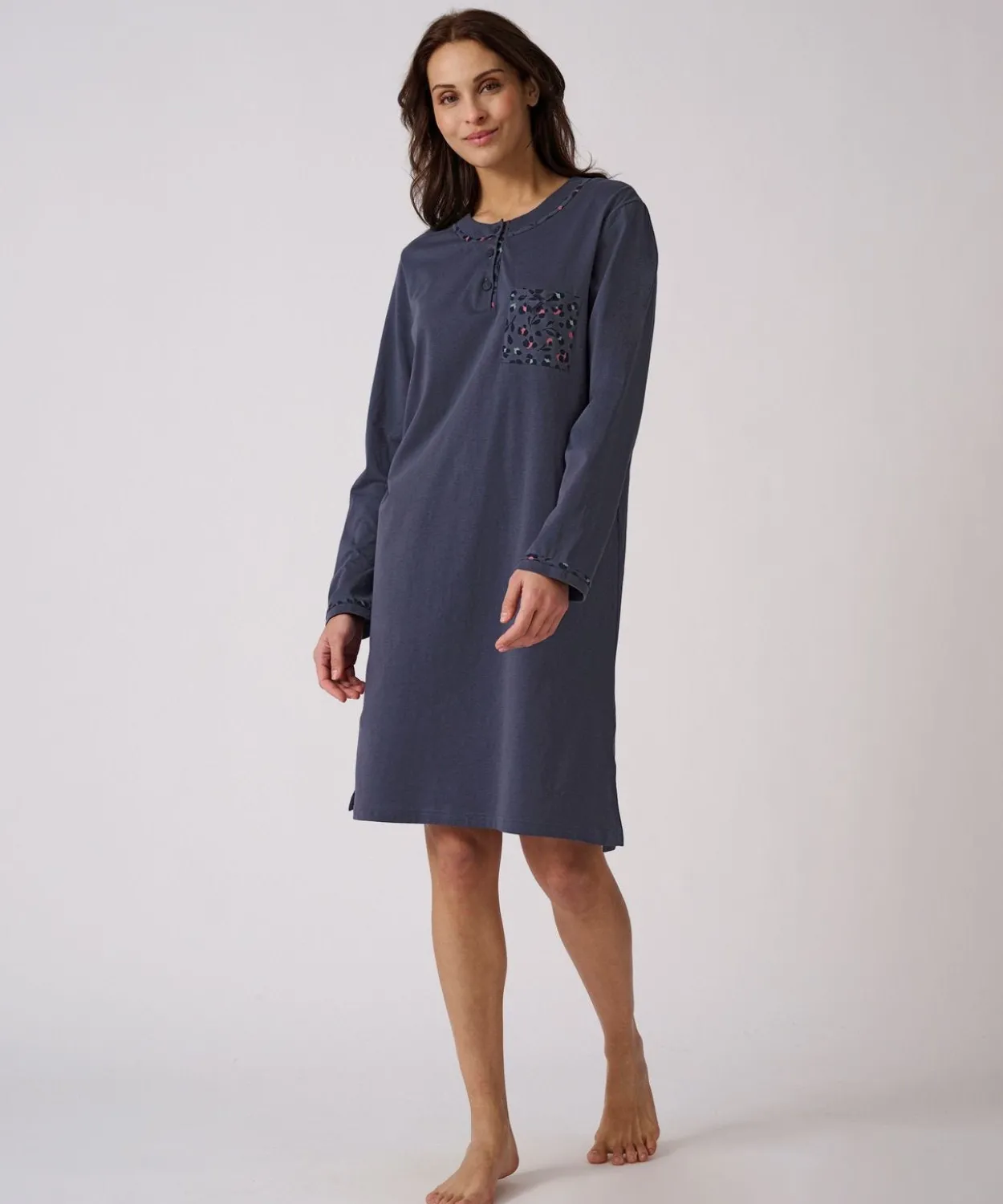 Liquette maille jersey, long. 95 cm