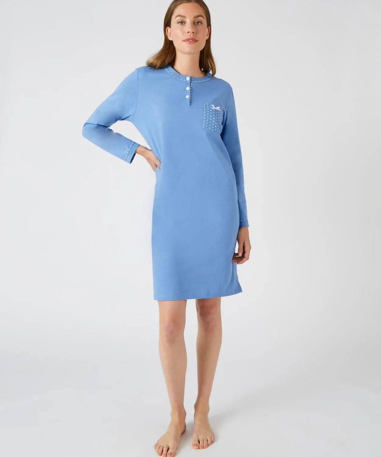 Liquette maille jersey, long. 95 cm