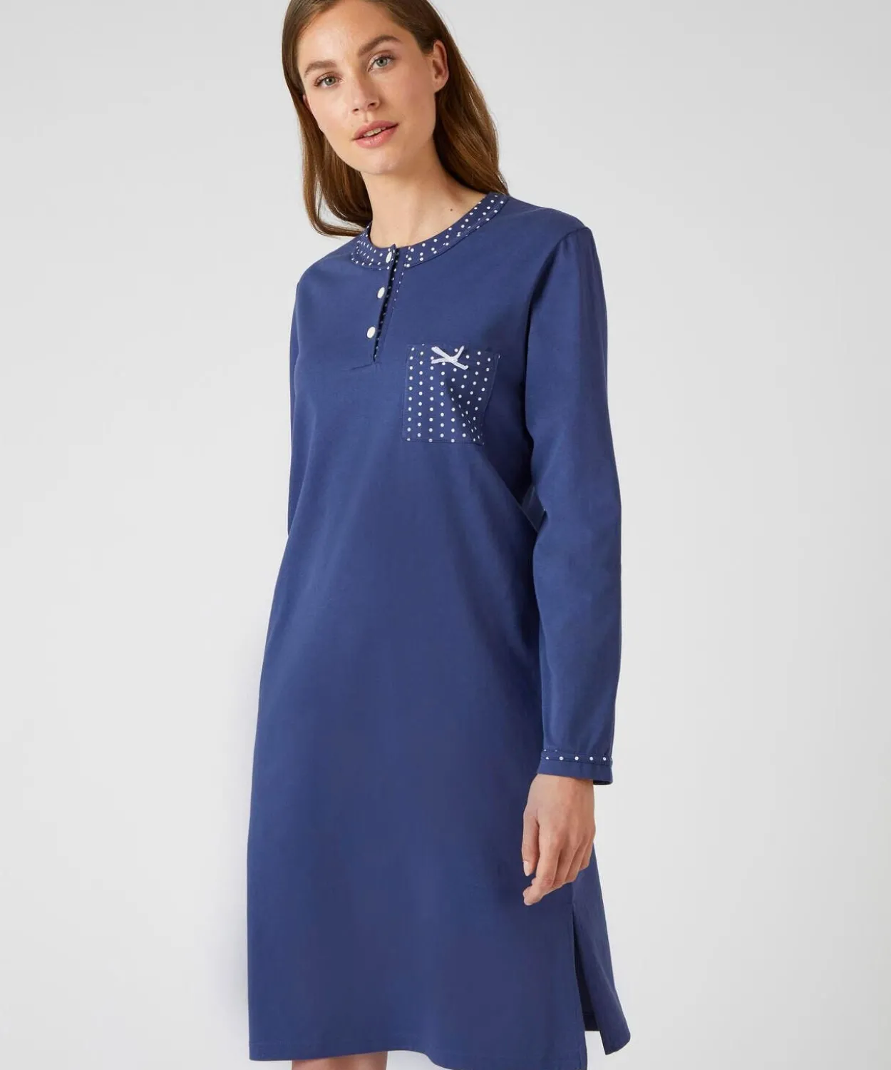 Liquette maille jersey, long. 95 cm