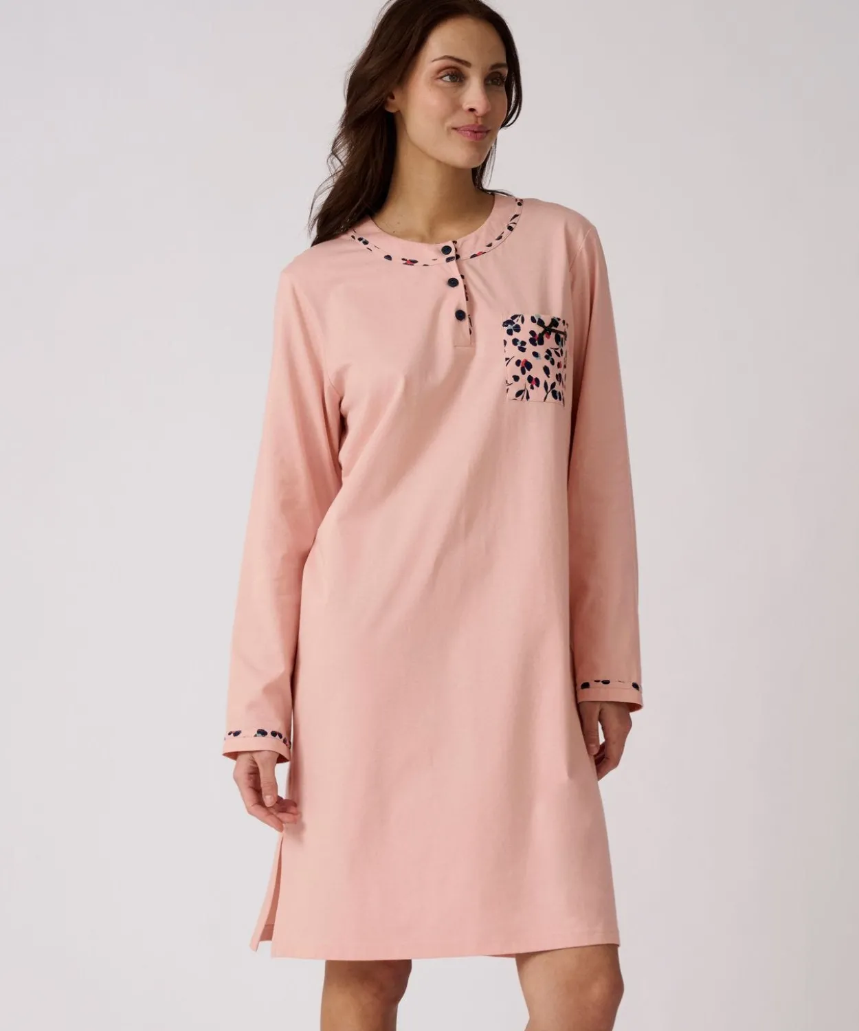 Liquette maille jersey, long. 95 cm