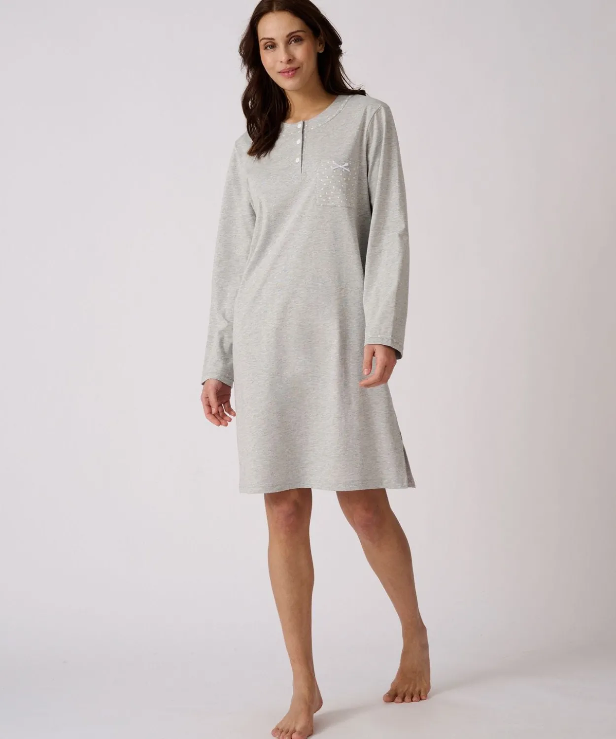 Liquette maille jersey, long. 95 cm