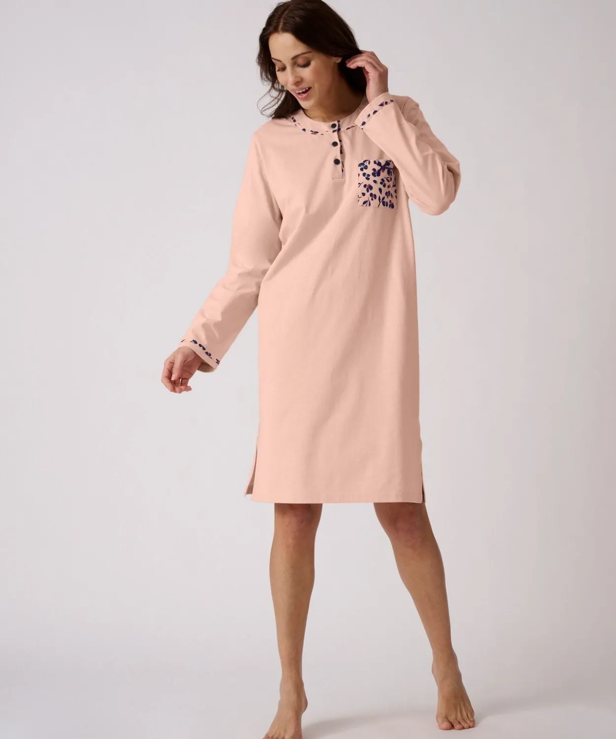 Liquette maille jersey, long. 95 cm