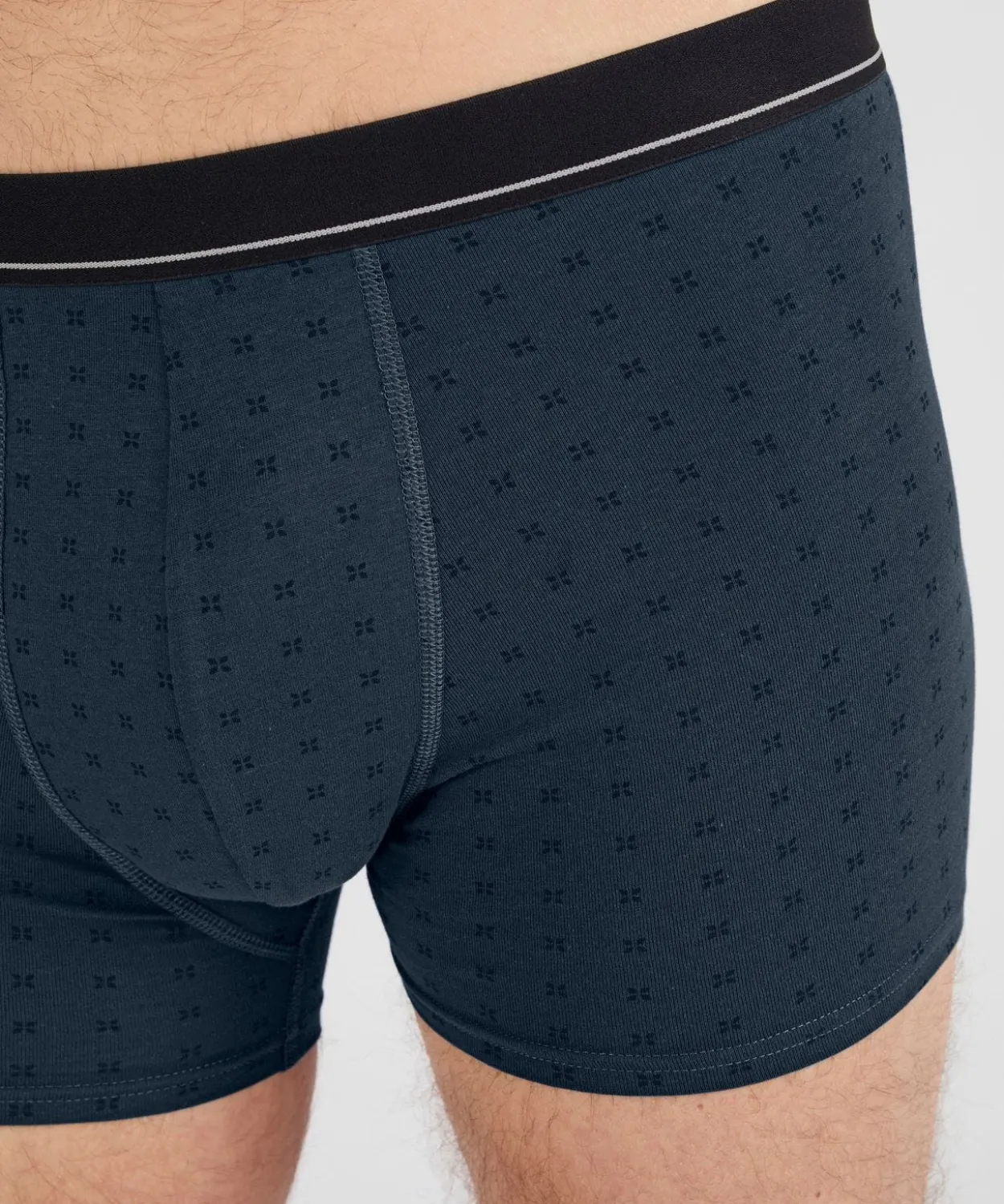 Lot de 3 boxers fermés coton biologique majoritaire
